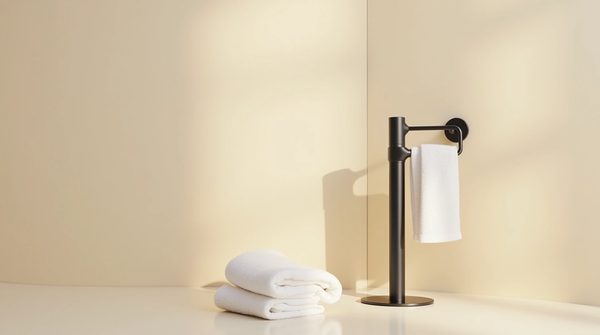 L'élégance du porte-serviettes noir pour sublimer la salle de bain